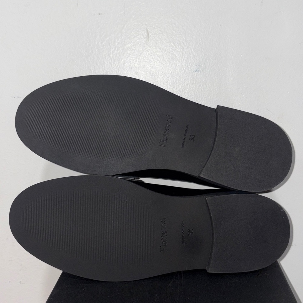 Women’s Flattered Classic Black Loafers size 36 - Picture 4 of 7